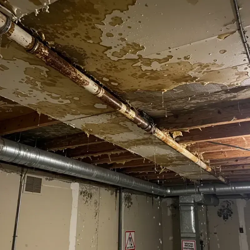 Ceiling Water Damage Repair in Red Chute, LA