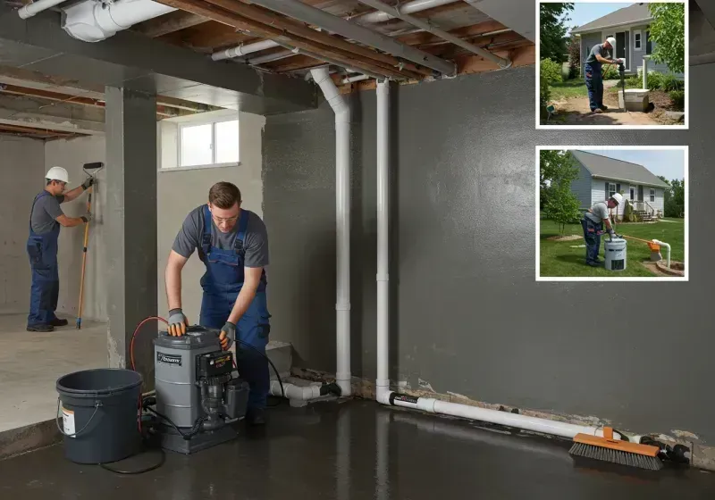 Basement Waterproofing and Flood Prevention process in Red Chute, LA